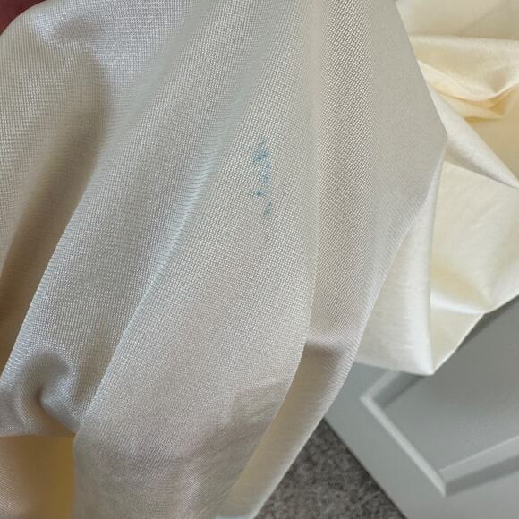 vintage lily of france lord & taylor cream lace nylon nightgown large usa made - Picture 2 of 10